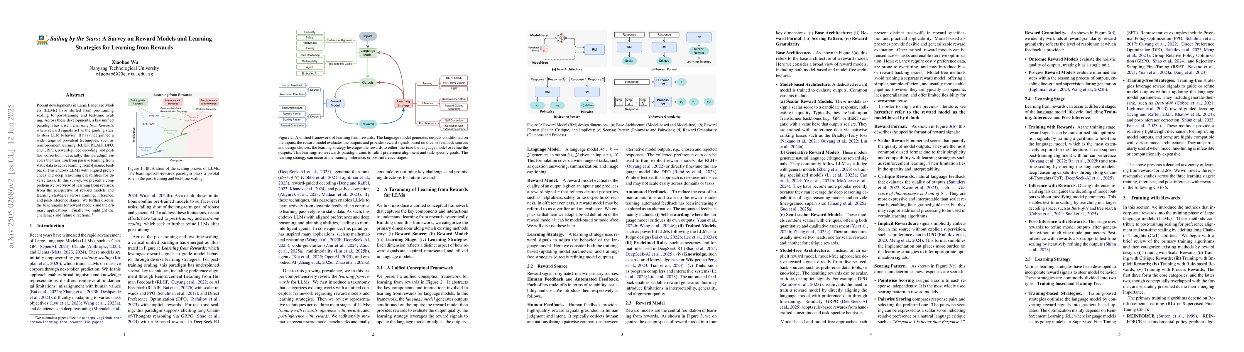 Thumbnail for Sailing AI by the Stars: A Survey of Learning from Rewards in
  Post-Training and Test-Time Scaling of Large Language Models