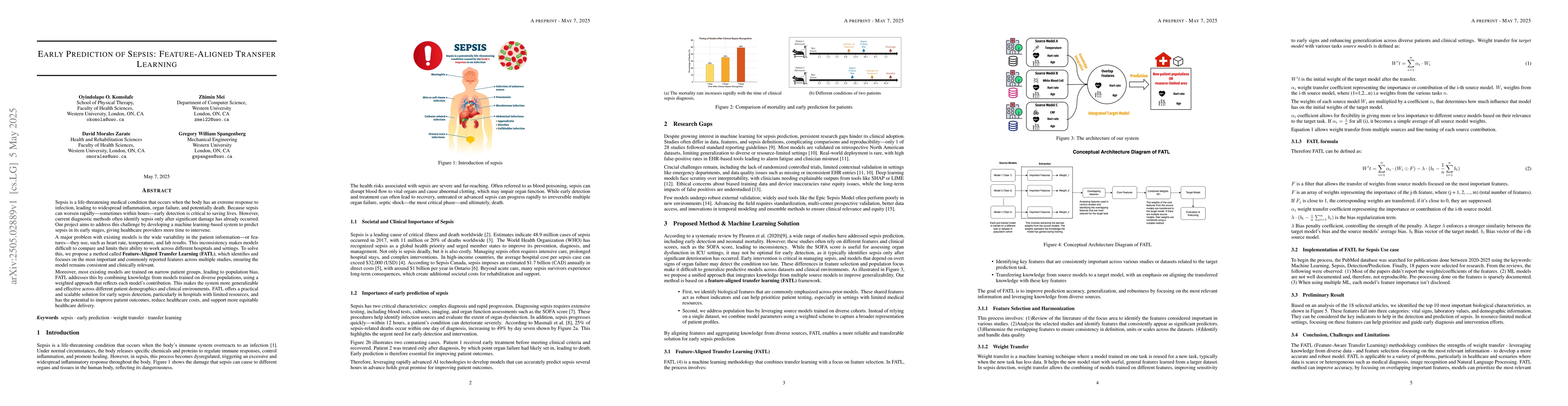Thumbnail for Early Prediction of Sepsis: Feature-Aligned Transfer Learning