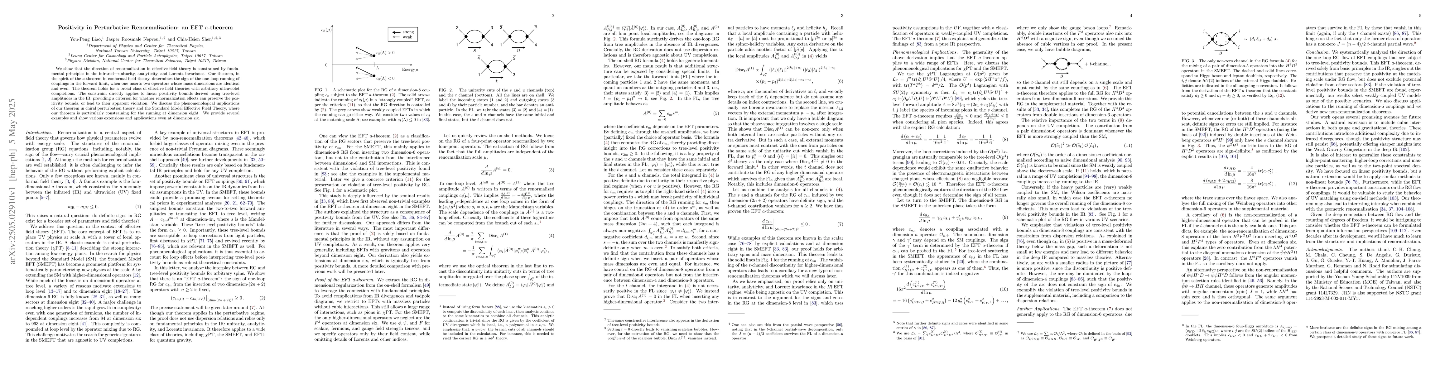 Thumbnail for Positivity in Perturbative Renormalization: an EFT $a$-theorem