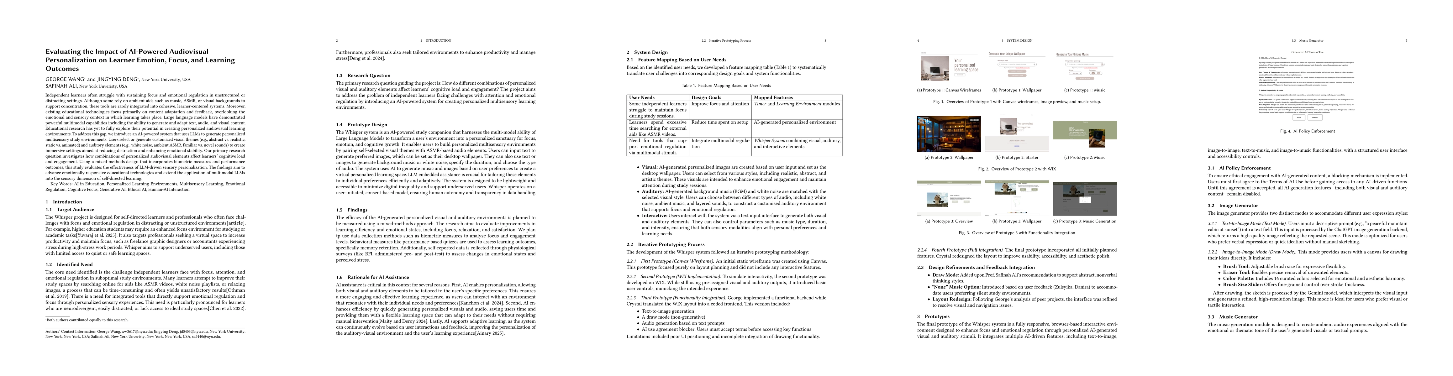 Thumbnail for Evaluating the Impact of AI-Powered Audiovisual Personalization on
  Learner Emotion, Focus, and Learning Outcomes