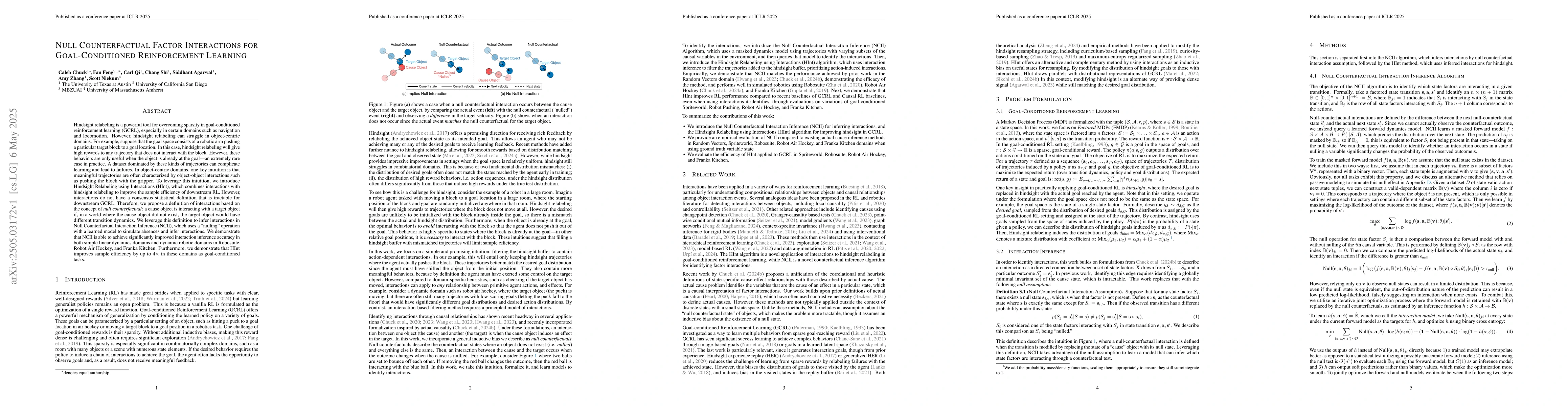 Thumbnail for Null Counterfactual Factor Interactions for Goal-Conditioned
  Reinforcement Learning
