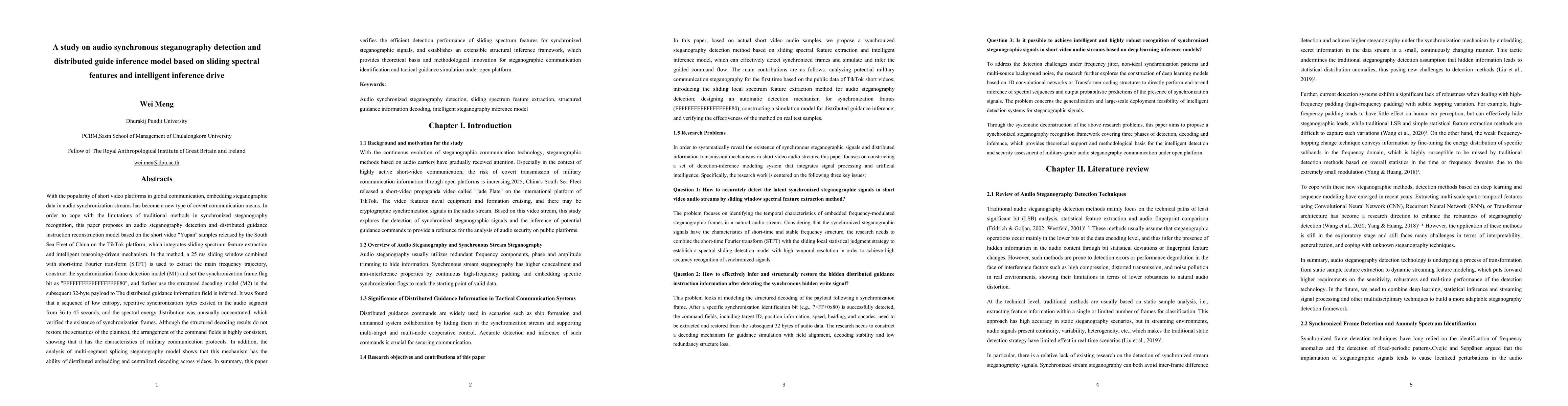 Thumbnail for A study on audio synchronous steganography detection and distributed
  guide inference model based on sliding spectral features and intelligent
  inference drive