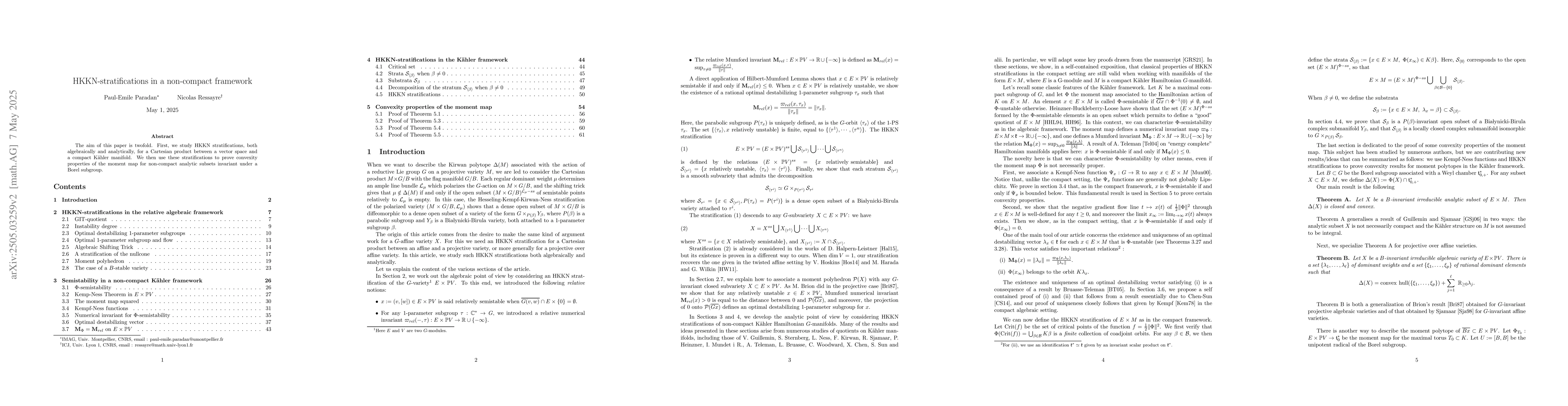 Thumbnail for HKKN-stratifications in a non-compact framework