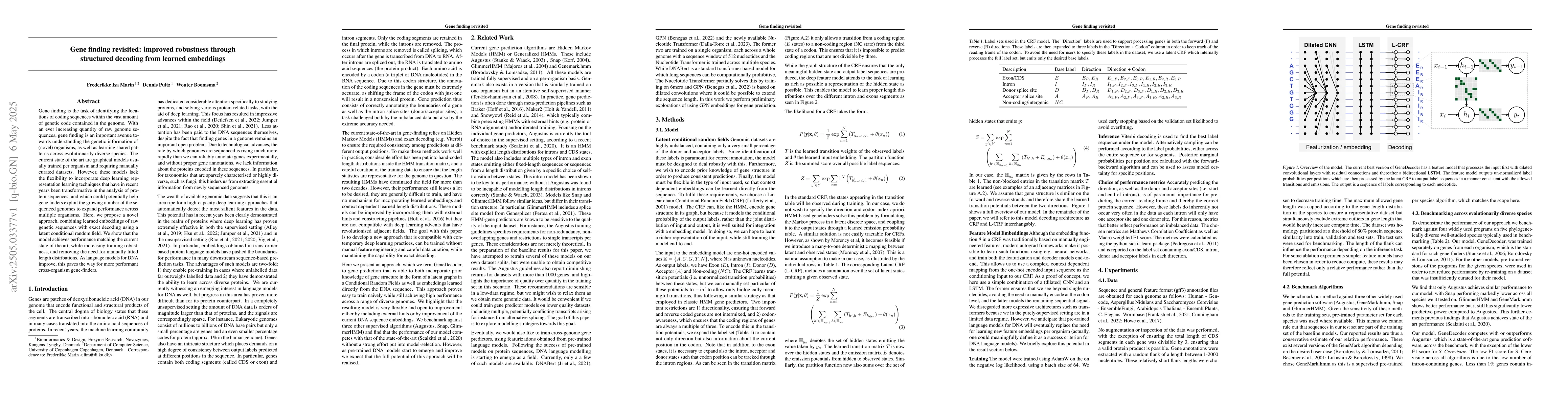 Thumbnail for Gene finding revisited: improved robustness through structured decoding
  from learned embeddings