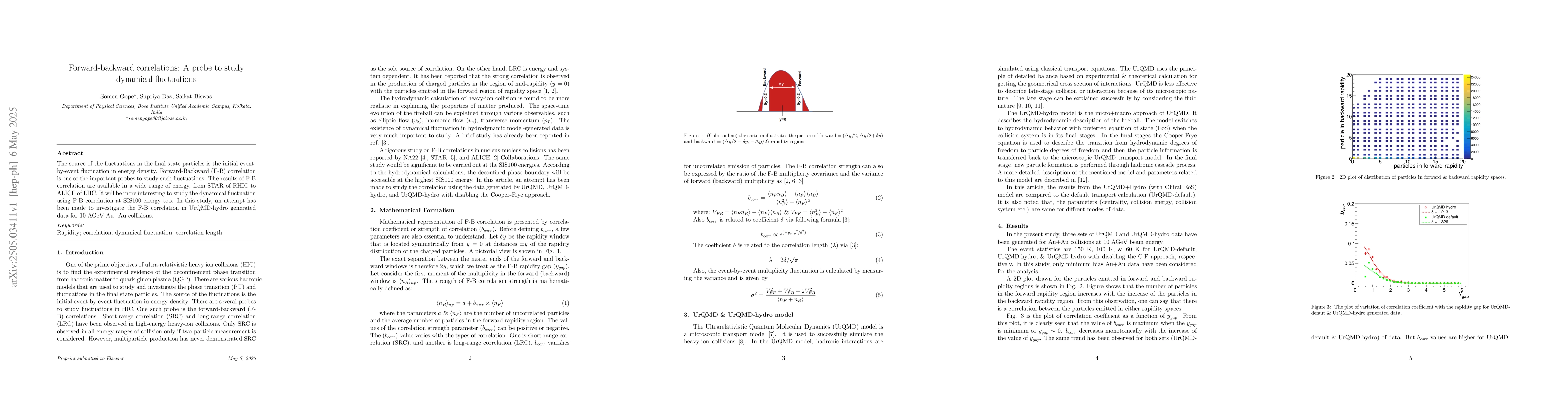 Thumbnail for Forward-backward correlations: A probe to study dynamical fluctuations