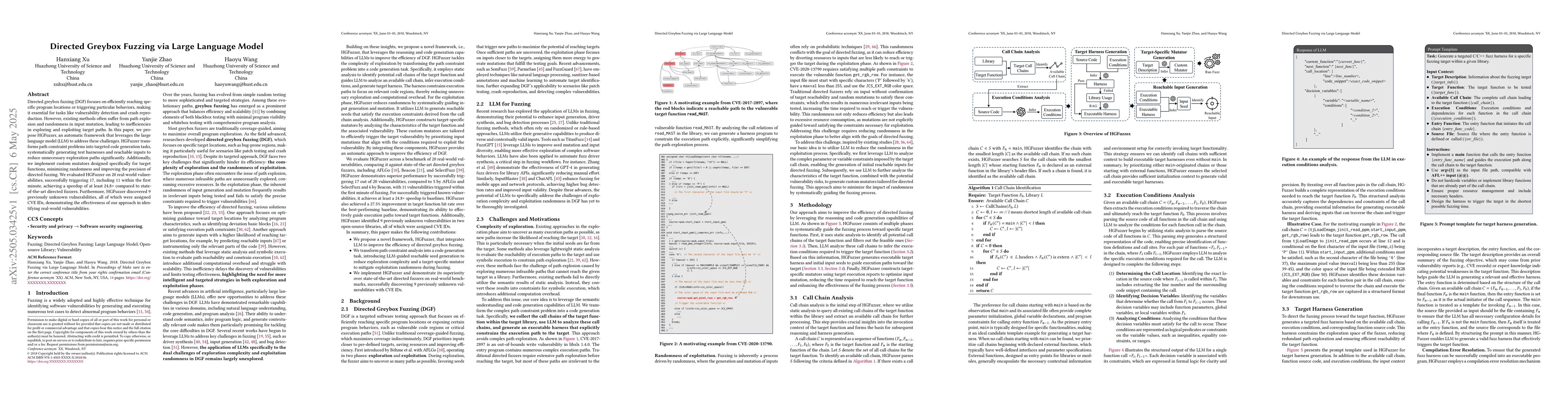 Thumbnail for Directed Greybox Fuzzing via Large Language Model