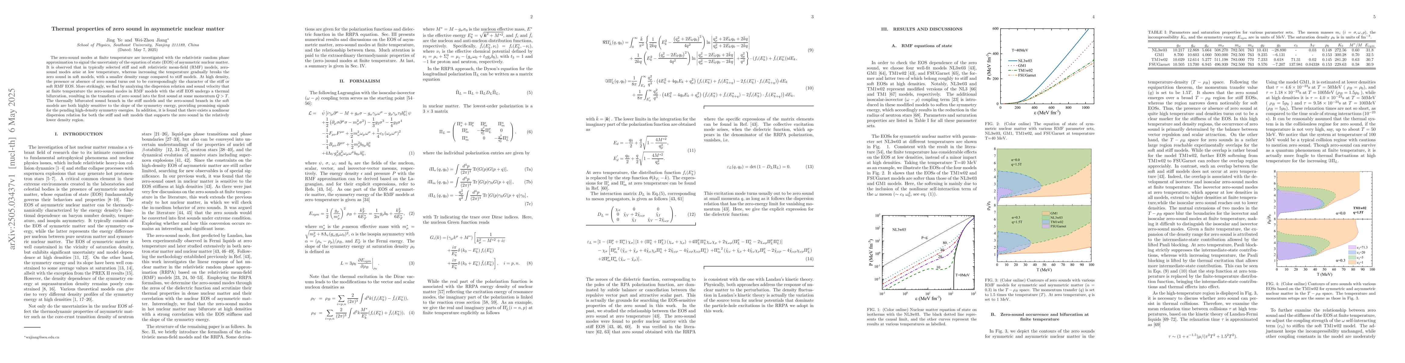 Thumbnail for Thermal properties of zero sound in asymmetric nuclear matter