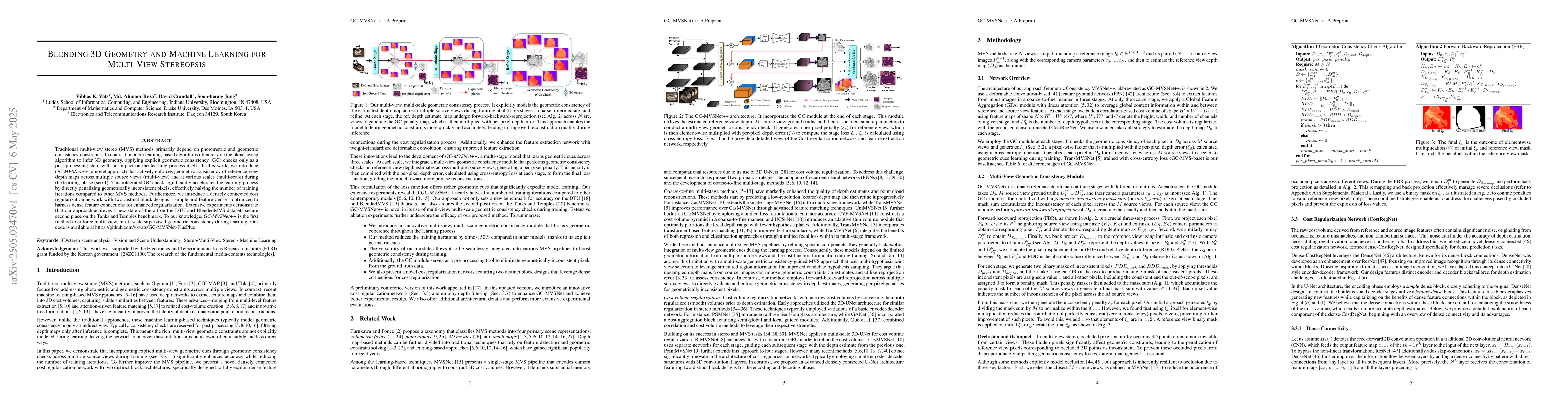 Thumbnail for Blending 3D Geometry and Machine Learning for Multi-View Stereopsis