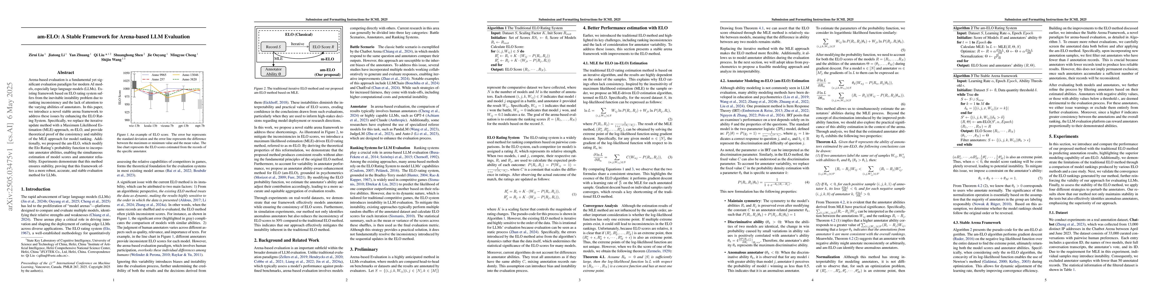 Thumbnail for am-ELO: A Stable Framework for Arena-based LLM Evaluation