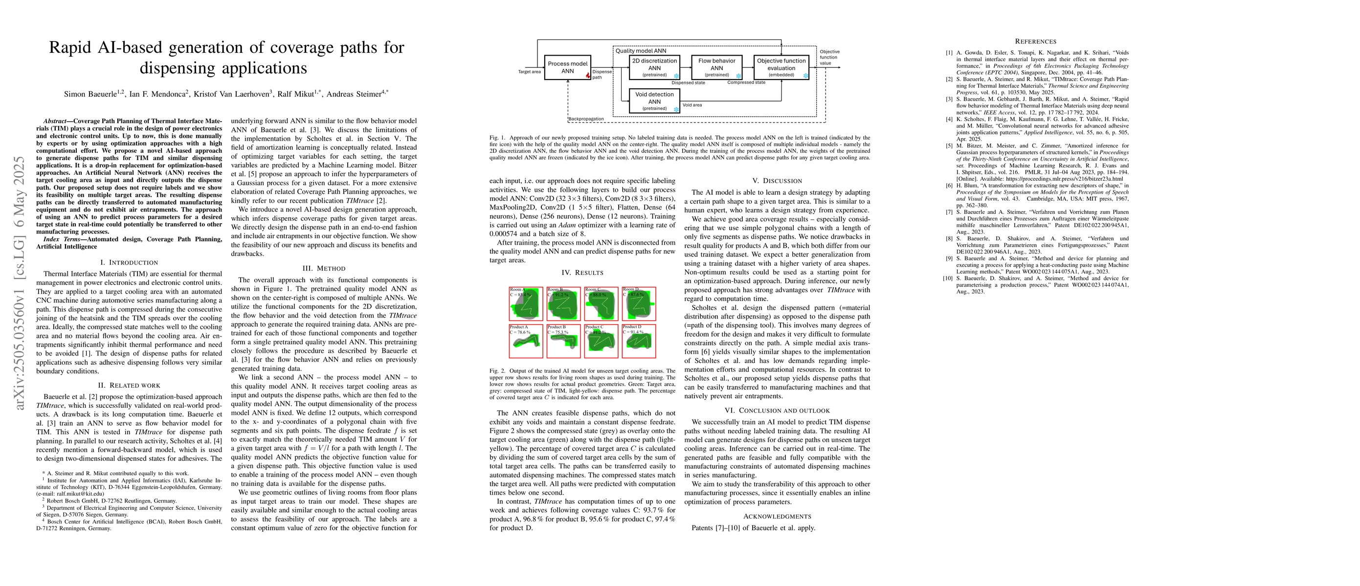 Thumbnail for Rapid AI-based generation of coverage paths for dispensing applications