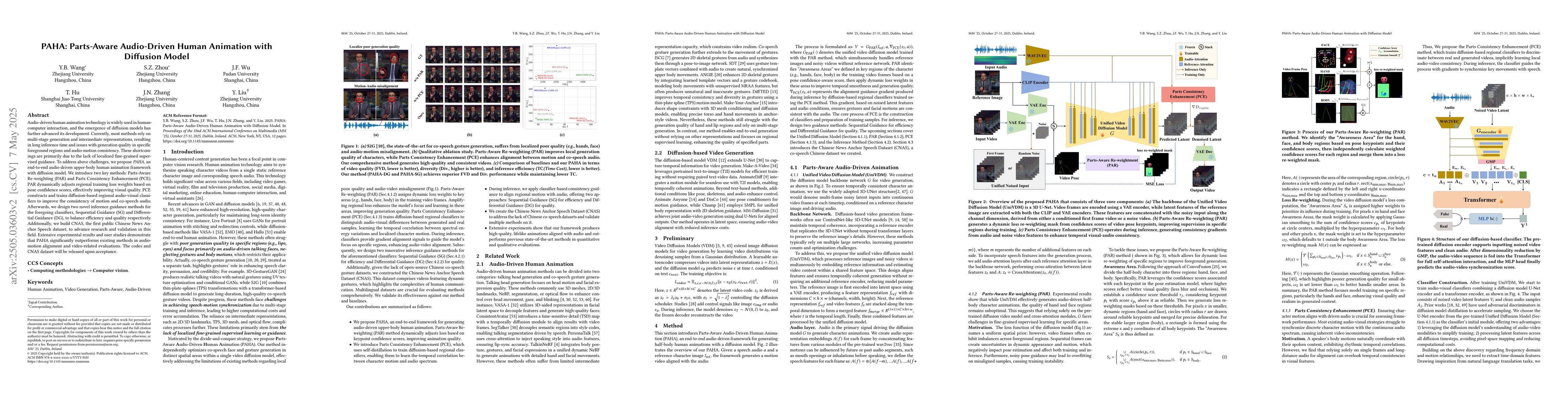 Thumbnail for PAHA: Parts-Aware Audio-Driven Human Animation with Diffusion Model