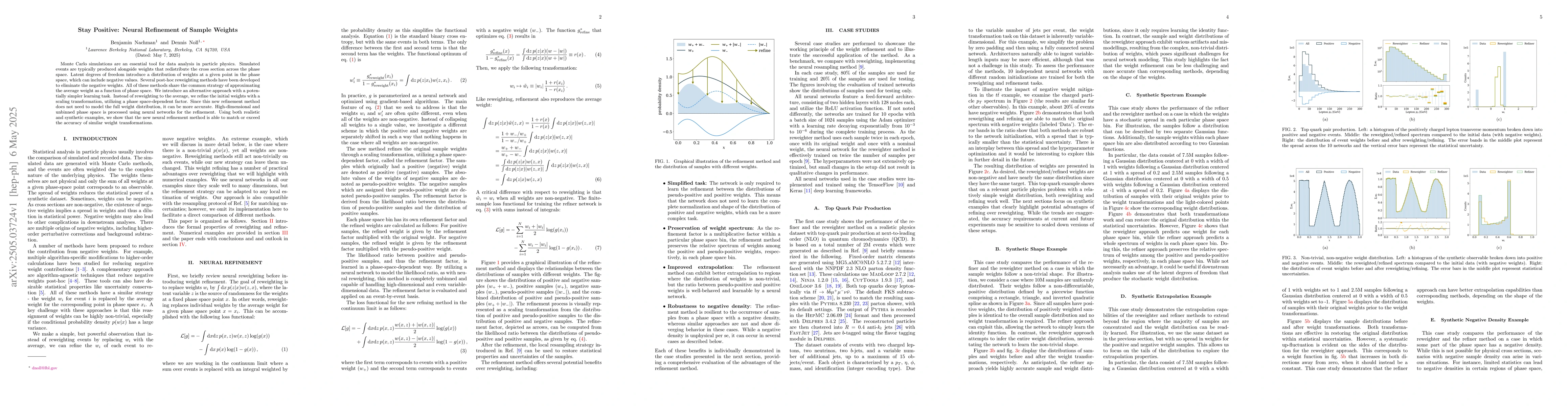 Thumbnail for Stay Positive: Neural Refinement of Sample Weights