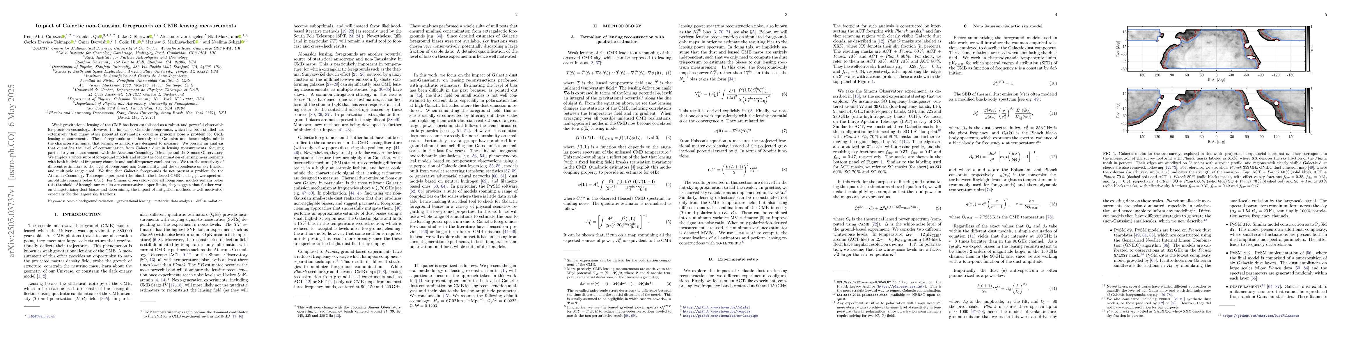 Thumbnail for Impact of Galactic non-Gaussian foregrounds on CMB lensing measurements