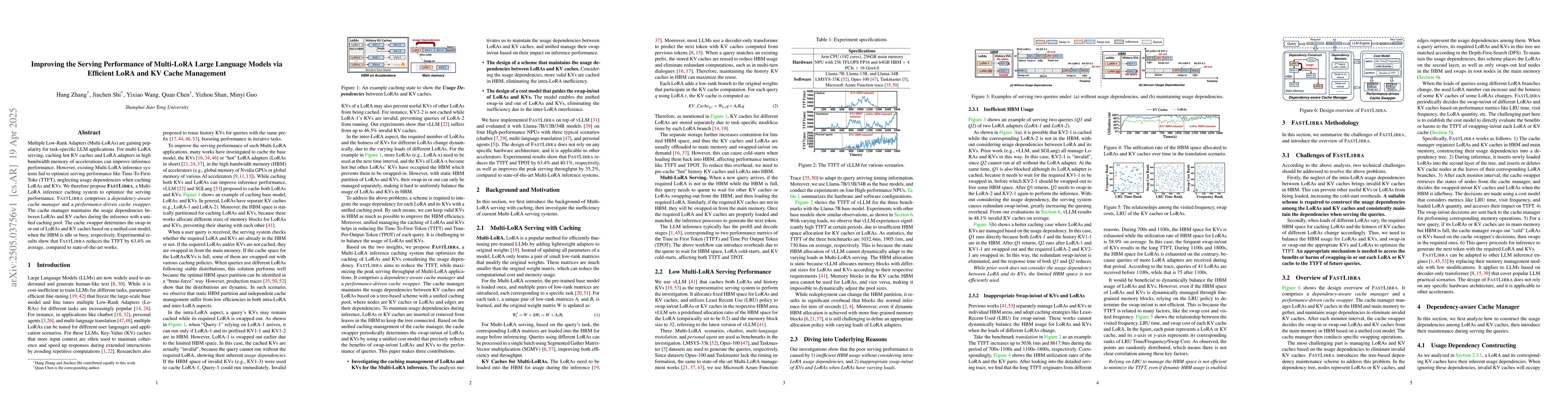 Thumbnail for Improving the Serving Performance of Multi-LoRA Large Language Models
  via Efficient LoRA and KV Cache Management