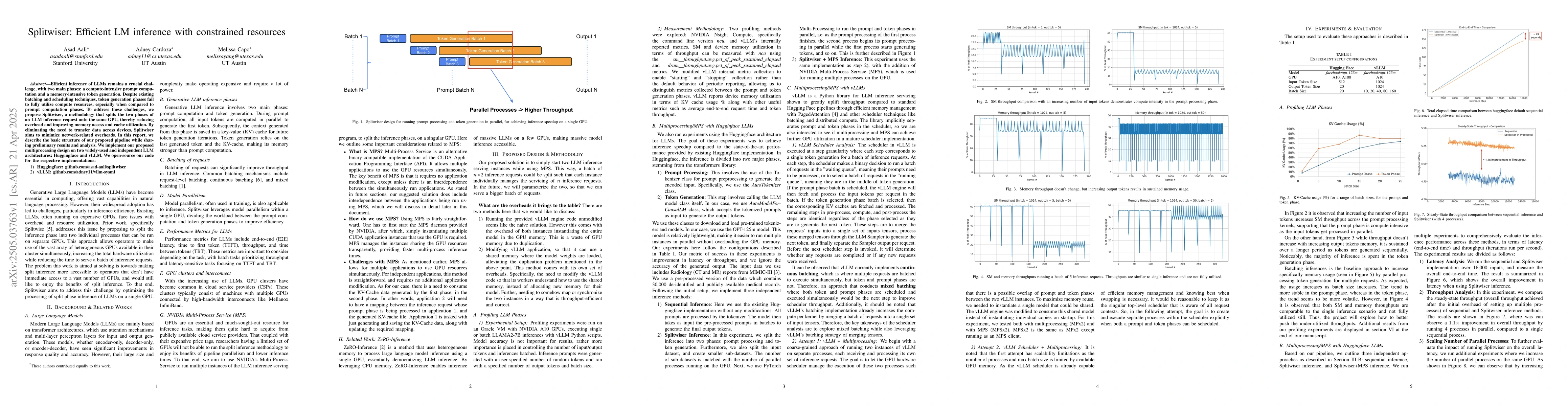 Thumbnail for Splitwiser: Efficient LM inference with constrained resources