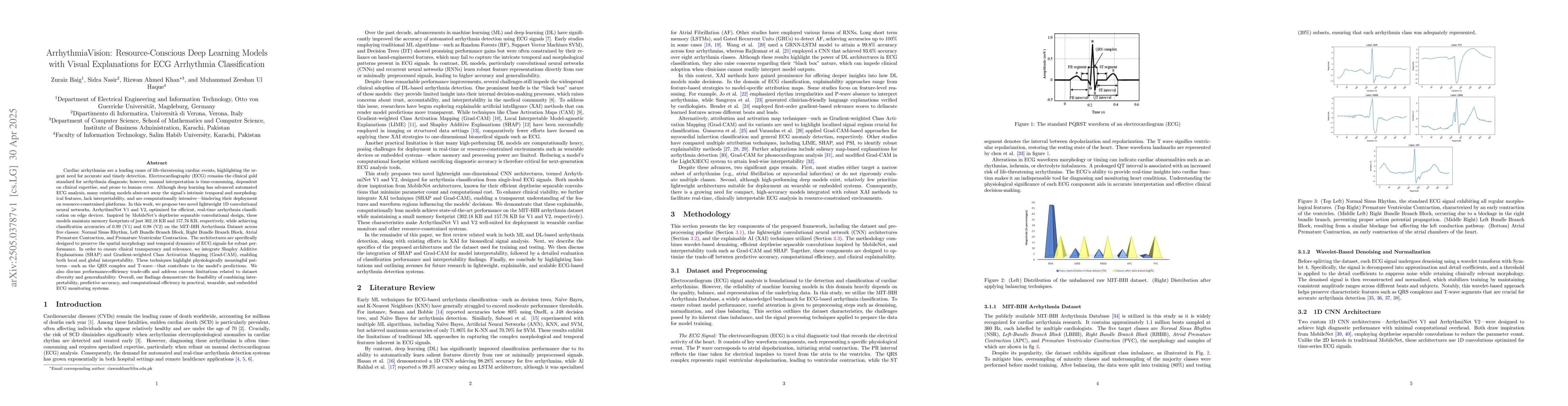 Thumbnail for ArrhythmiaVision: Resource-Conscious Deep Learning Models with Visual
  Explanations for ECG Arrhythmia Classification