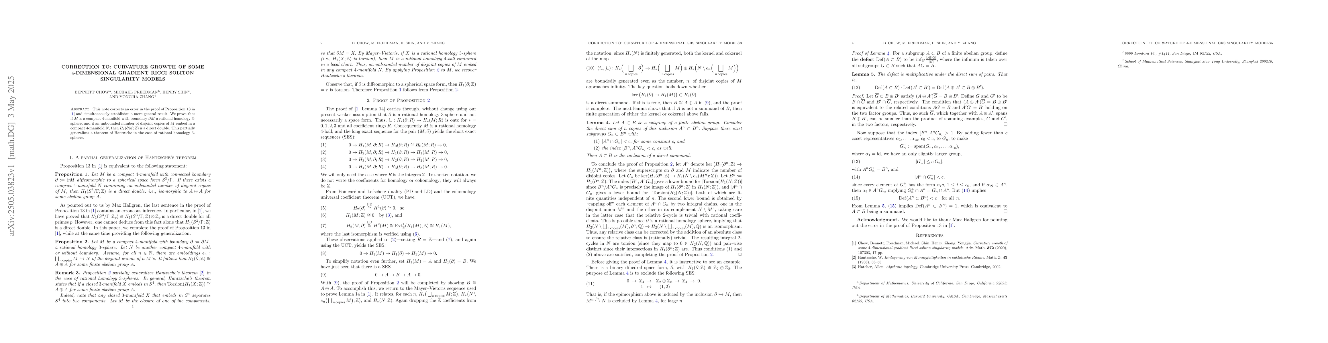 Thumbnail for Correction to: Curvature growth of some 4-dimensional gradient Ricci
  soliton singularity models