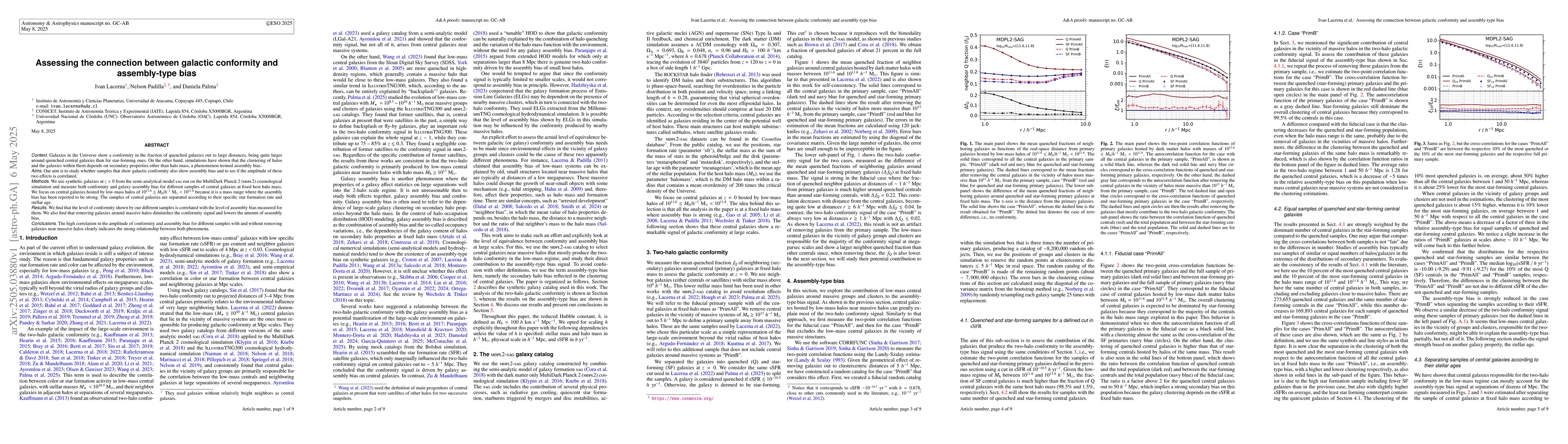 Thumbnail for Assessing the connection between galactic conformity and assembly-type
  bias