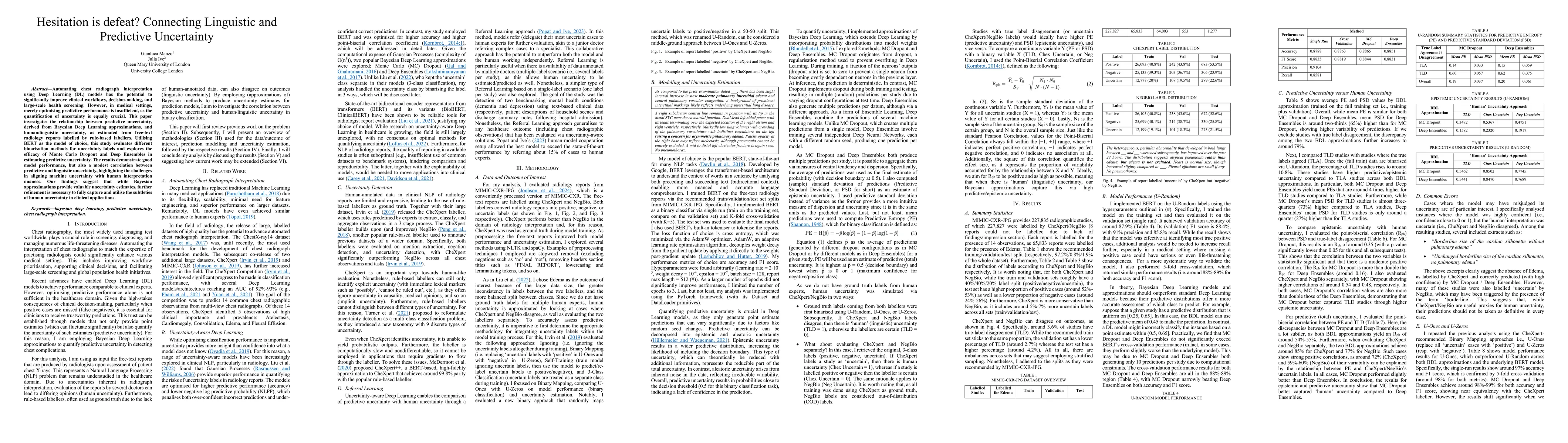 Thumbnail for Hesitation is defeat? Connecting Linguistic and Predictive Uncertainty
