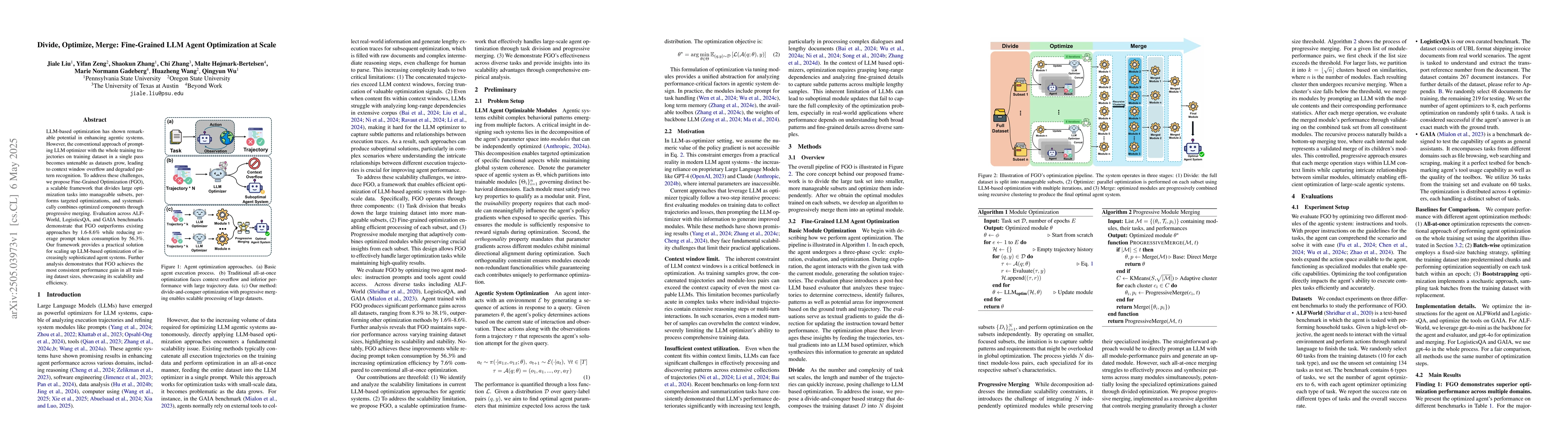Thumbnail for Divide, Optimize, Merge: Fine-Grained LLM Agent Optimization at Scale