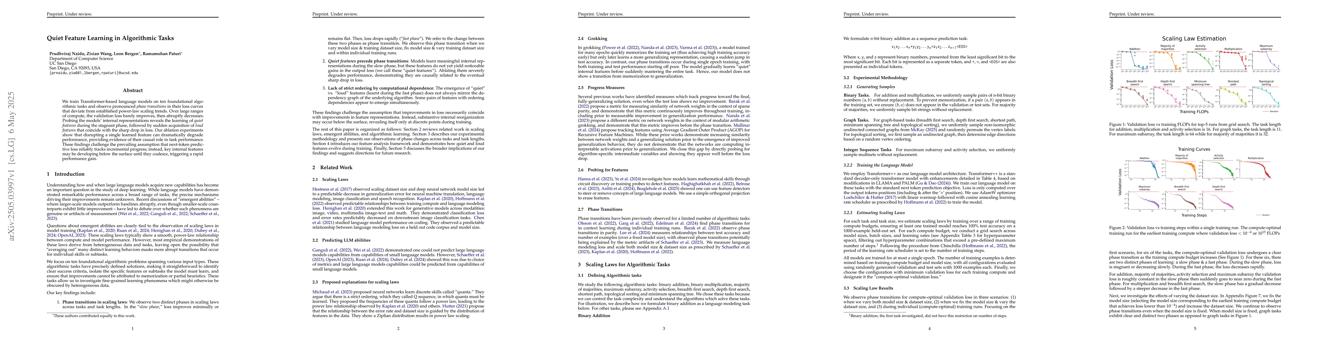 Thumbnail for Quiet Feature Learning in Algorithmic Tasks