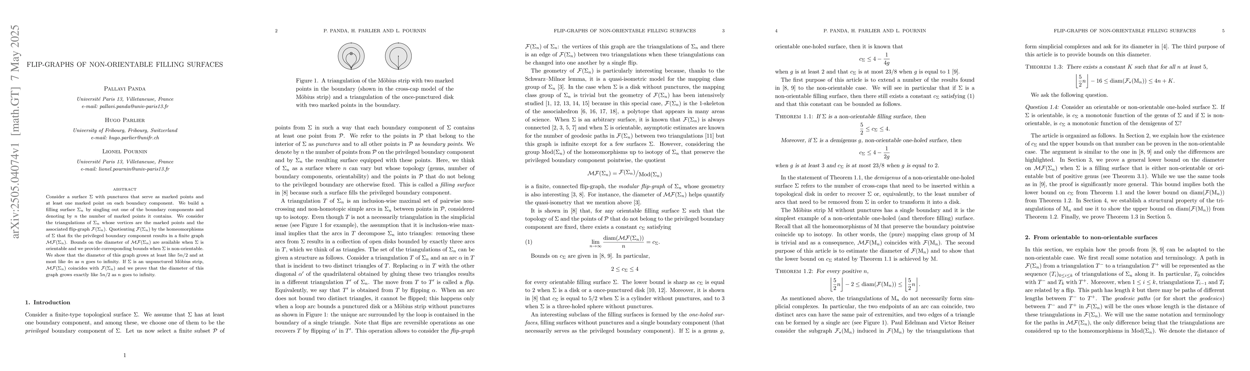 Thumbnail for Flip-graphs of non-orientable filling surfaces