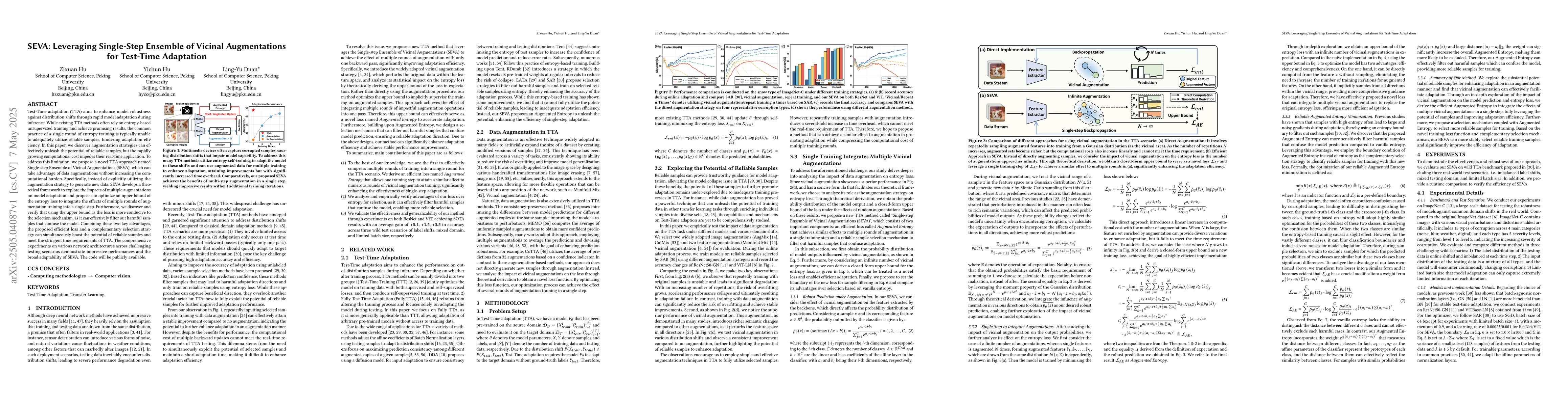 Thumbnail for SEVA: Leveraging Single-Step Ensemble of Vicinal Augmentations for
  Test-Time Adaptation
