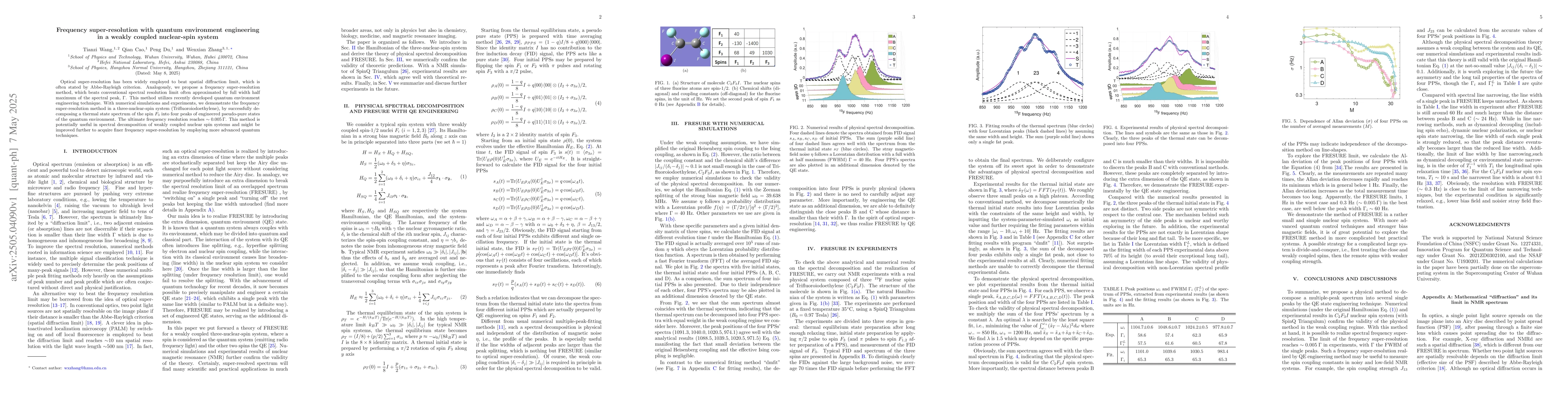 Thumbnail for Frequency super-resolution with quantum environment engineering in a
  weakly coupled nuclear-spin system