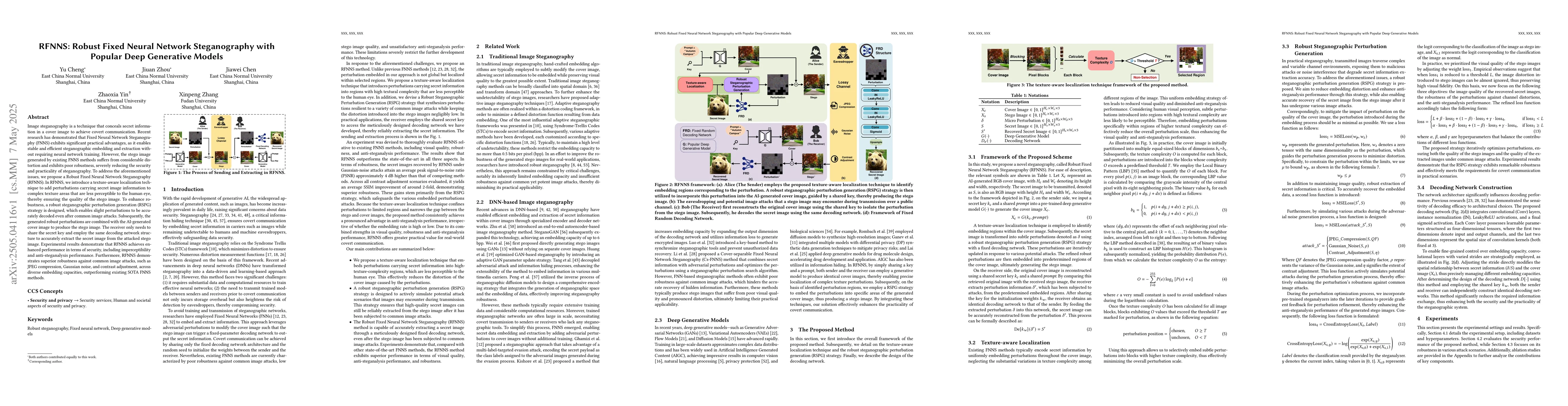 Thumbnail for RFNNS: Robust Fixed Neural Network Steganography with Popular Deep
  Generative Models