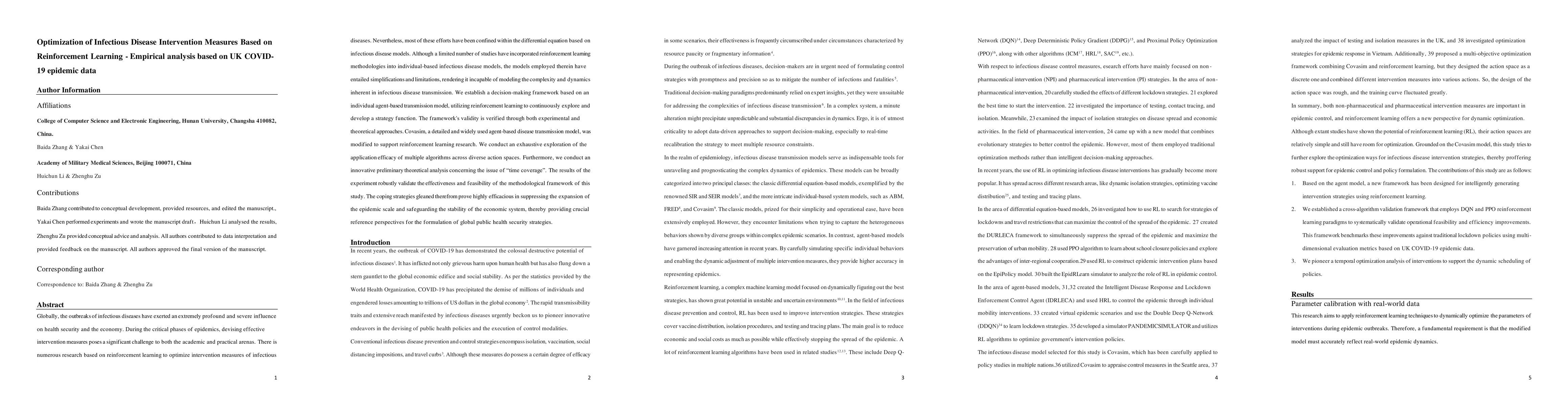 Thumbnail for Optimization of Infectious Disease Intervention Measures Based on
  Reinforcement Learning - Empirical analysis based on UK COVID-19 epidemic
  data