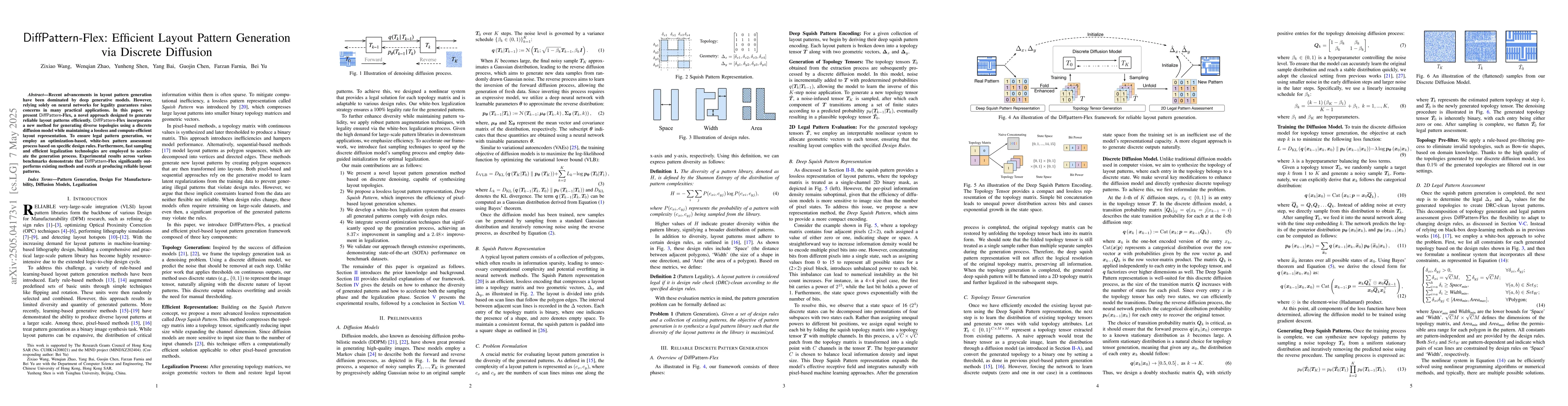 Thumbnail for DiffPattern-Flex: Efficient Layout Pattern Generation via Discrete
  Diffusion