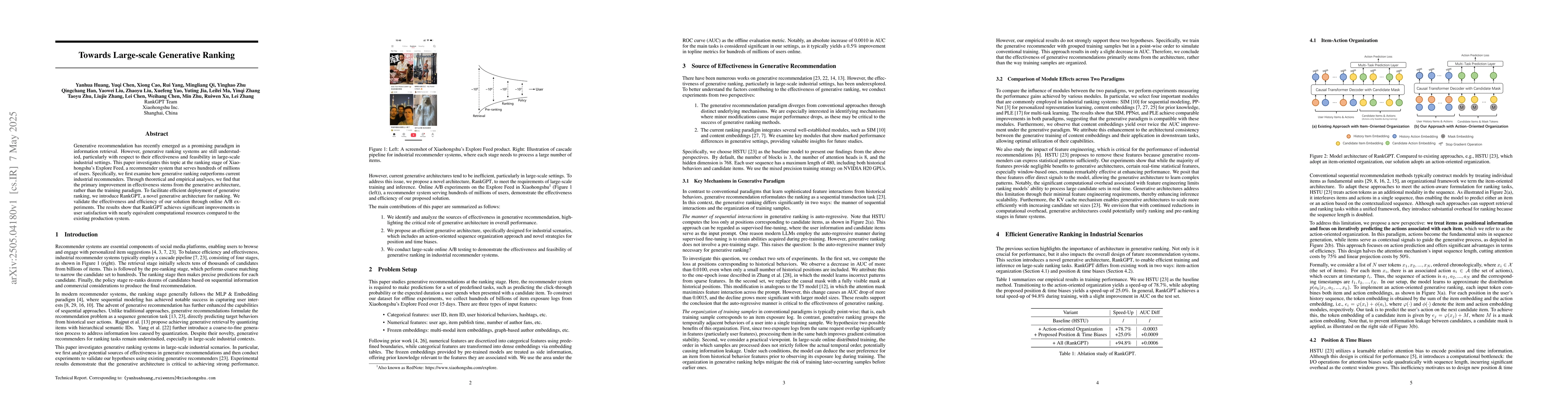 Thumbnail for Towards Large-scale Generative Ranking