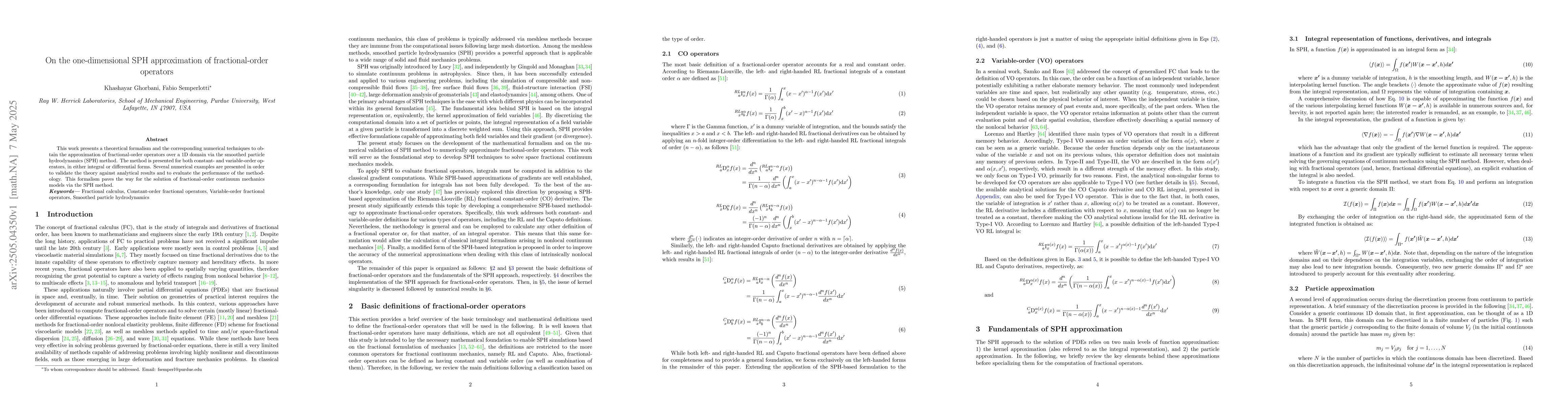 Thumbnail for On the one-dimensional SPH approximation of fractional-order operators