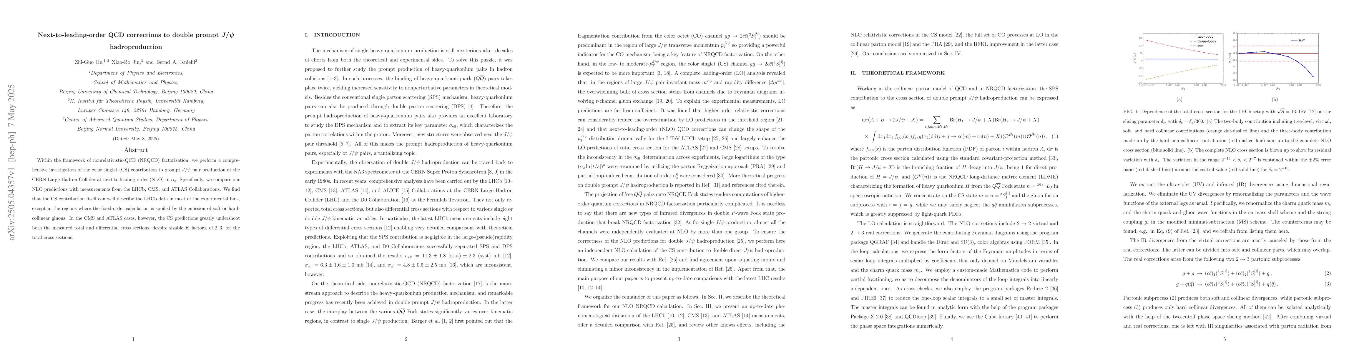 Thumbnail for Next-to-leading-order QCD corrections to double prompt $J/ψ$
  hadroproduction
