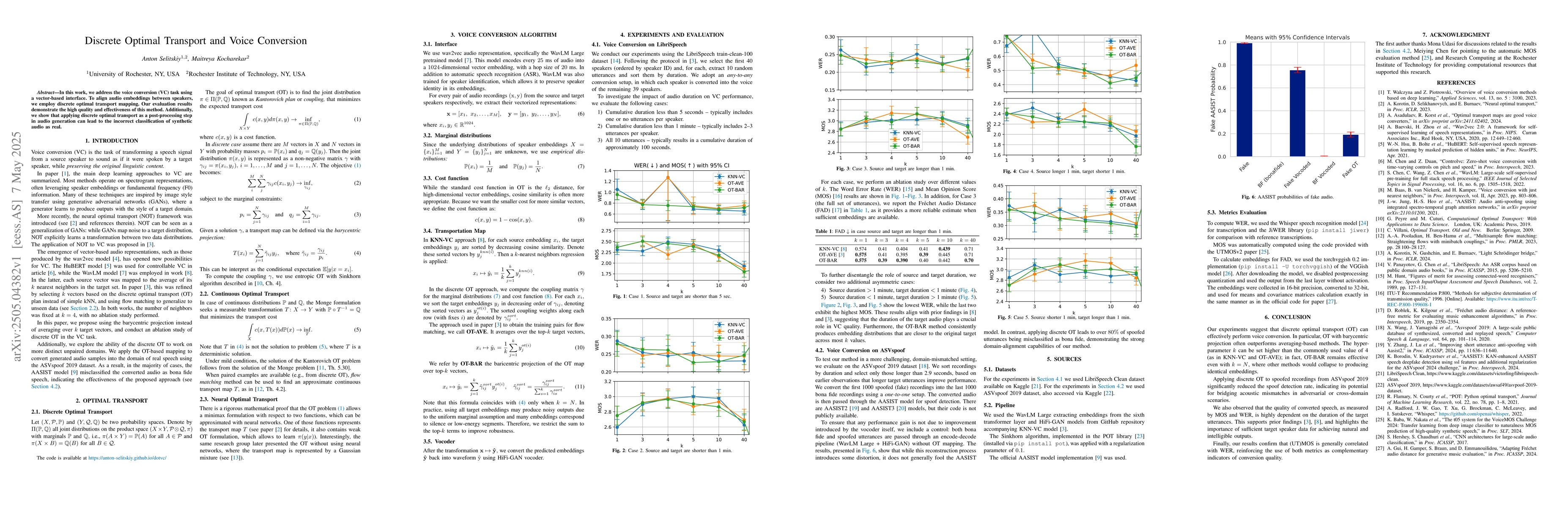 Thumbnail for Discrete Optimal Transport and Voice Conversion