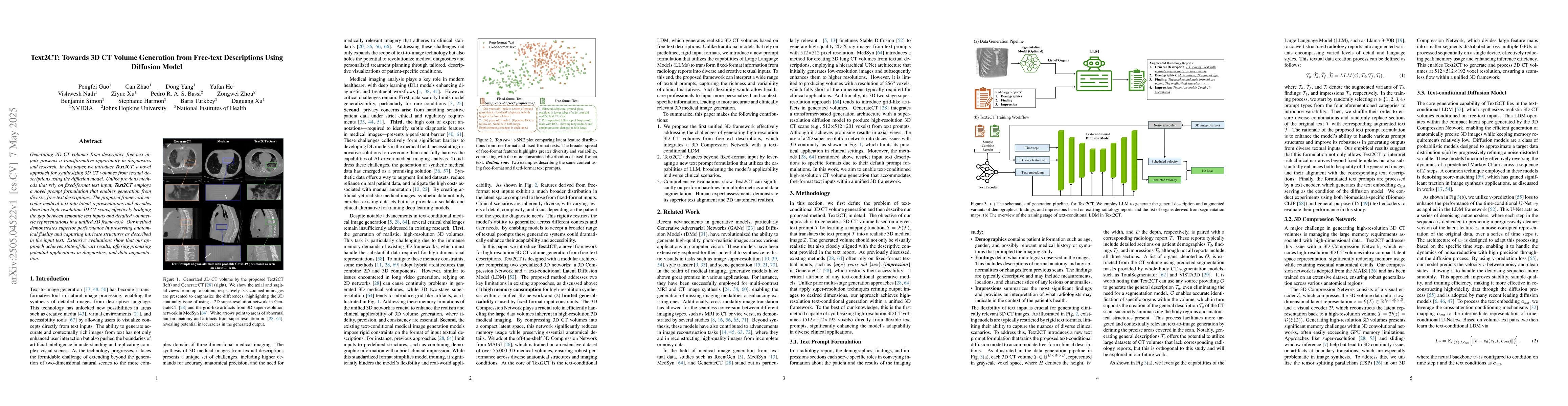 Thumbnail for Text2CT: Towards 3D CT Volume Generation from Free-text Descriptions
  Using Diffusion Model