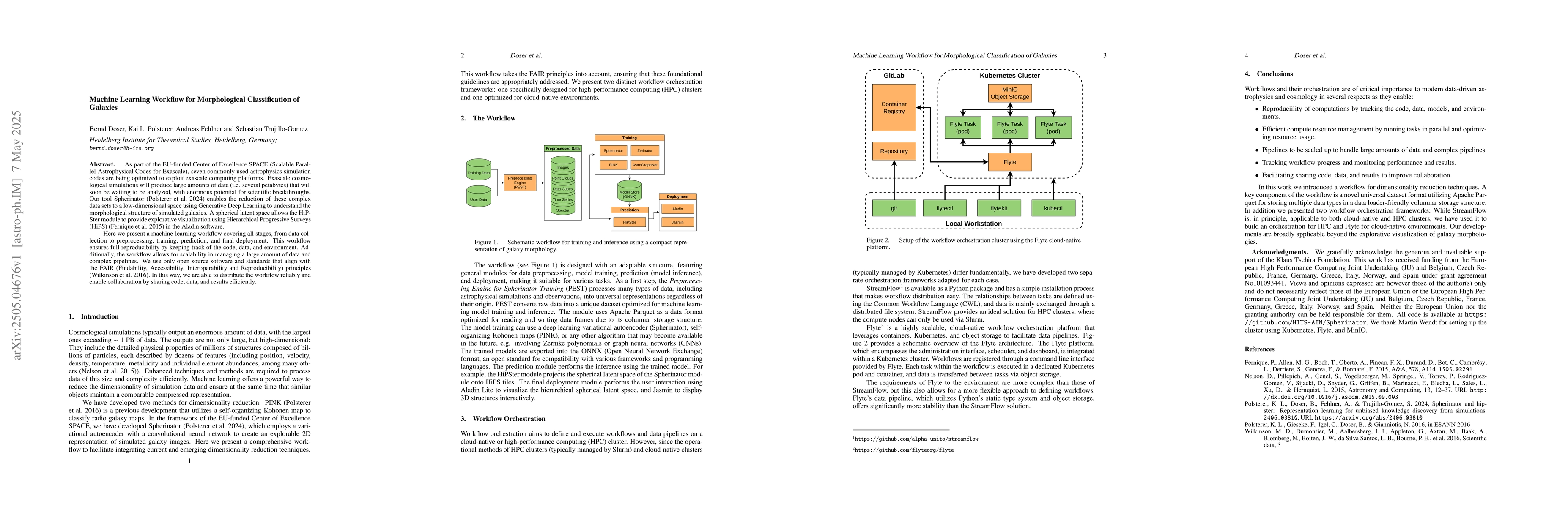 Thumbnail for Machine Learning Workflow for Morphological Classification of Galaxies