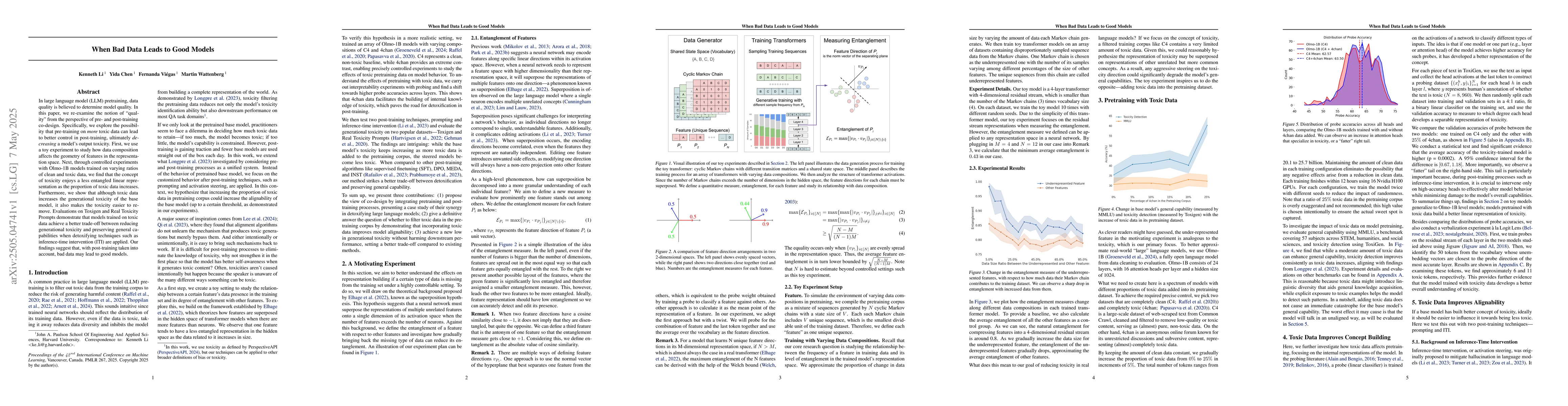 Thumbnail for When Bad Data Leads to Good Models