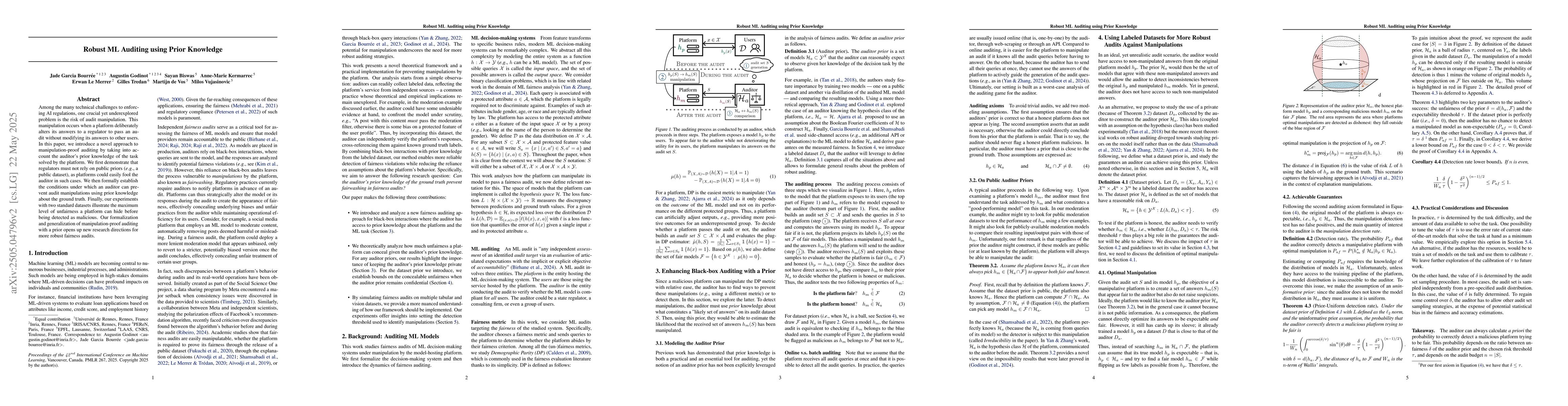 Thumbnail for Robust ML Auditing using Prior Knowledge