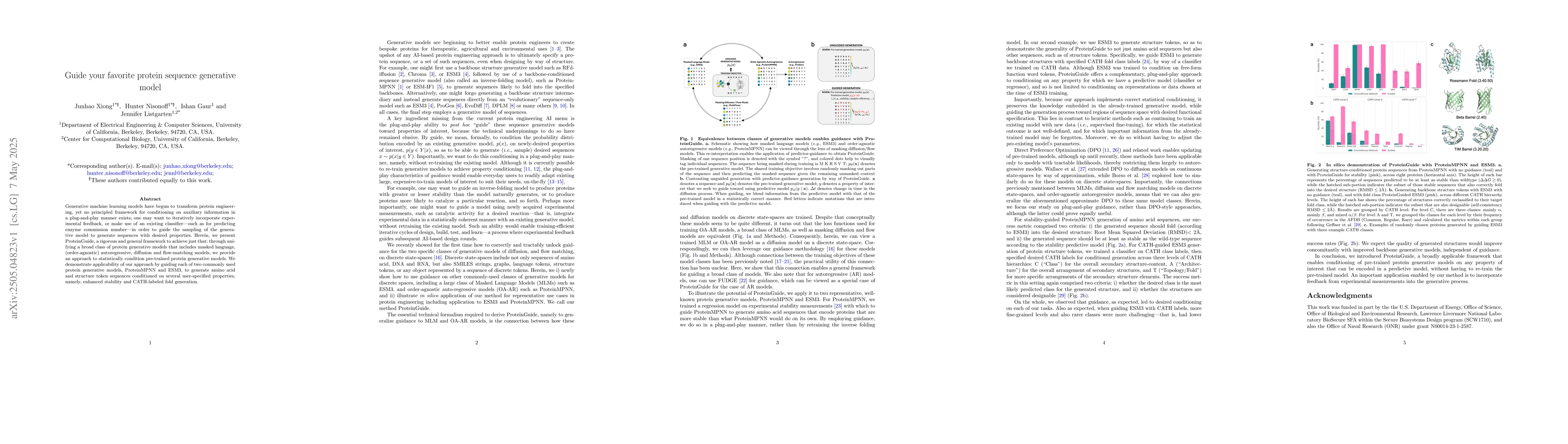 Thumbnail for Guide your favorite protein sequence generative model