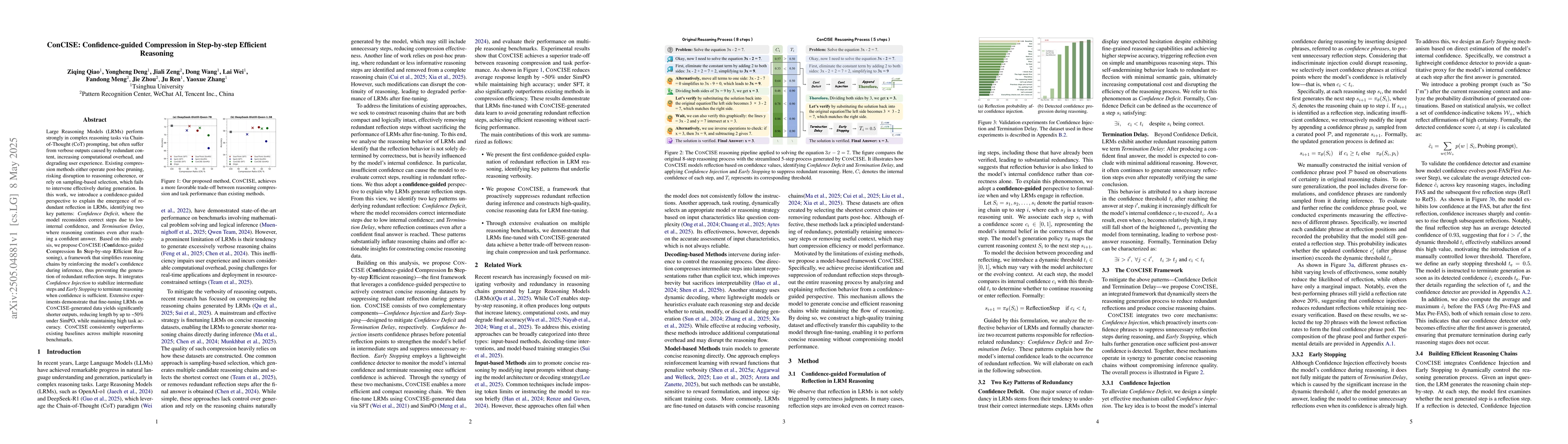 Thumbnail for ConCISE: Confidence-guided Compression in Step-by-step Efficient
  Reasoning