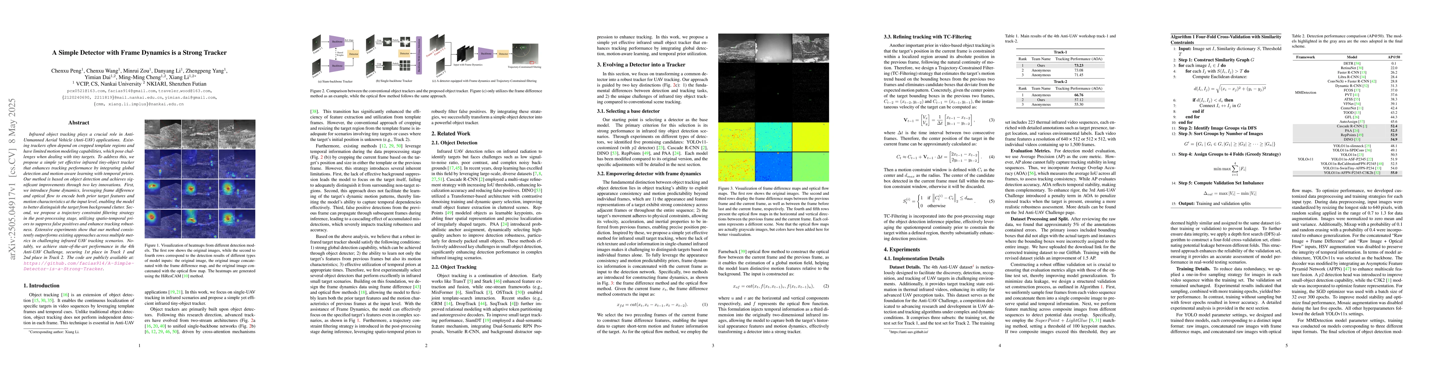 Thumbnail for A Simple Detector with Frame Dynamics is a Strong Tracker