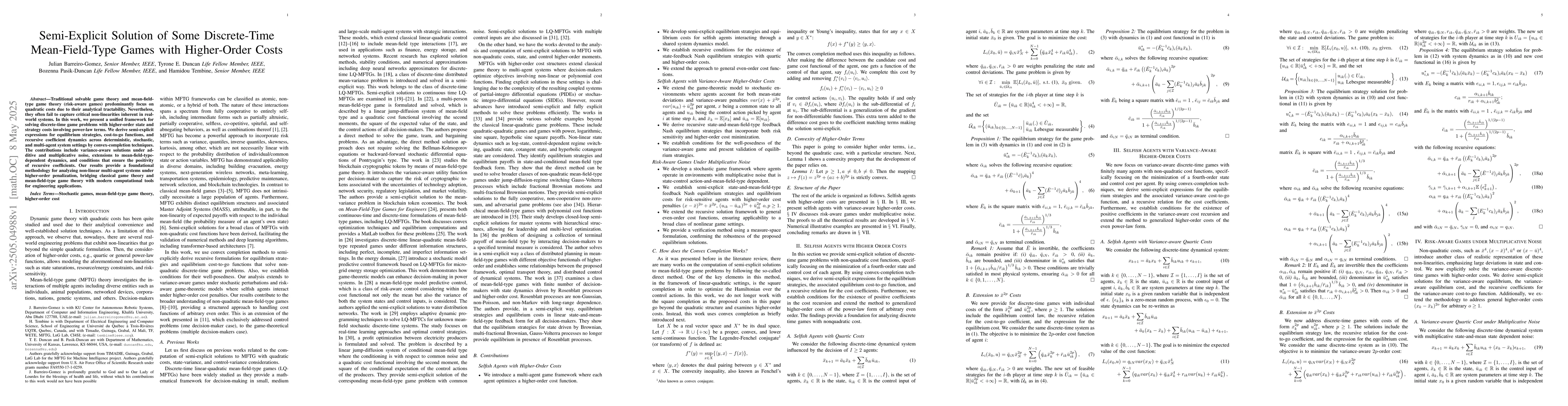 Thumbnail for Semi-Explicit Solution of Some Discrete-Time Mean-Field-Type Games with
  Higher-Order Costs