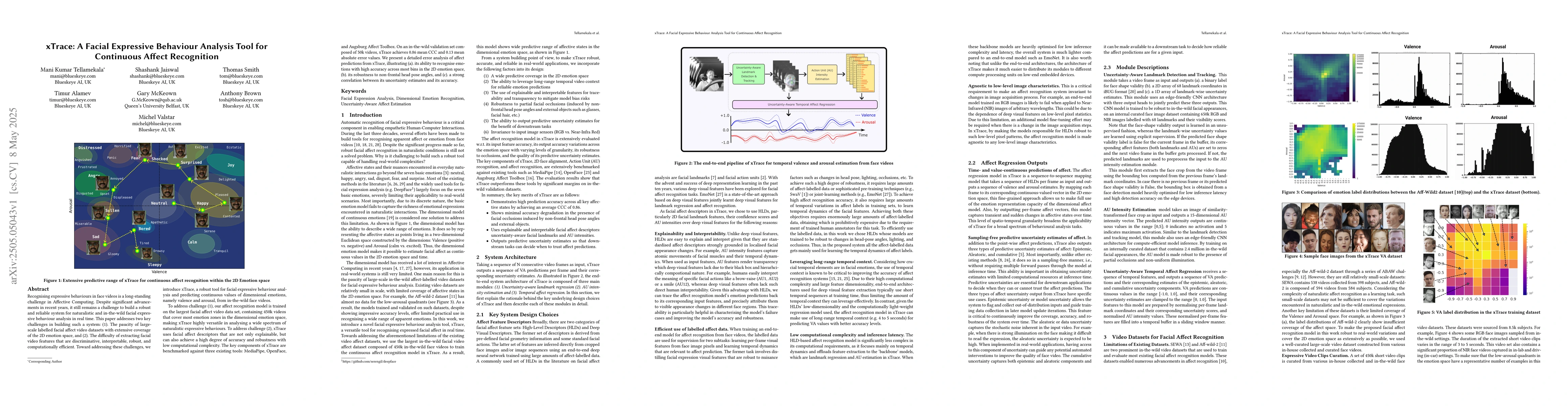 Thumbnail for xTrace: A Facial Expressive Behaviour Analysis Tool for Continuous
  Affect Recognition