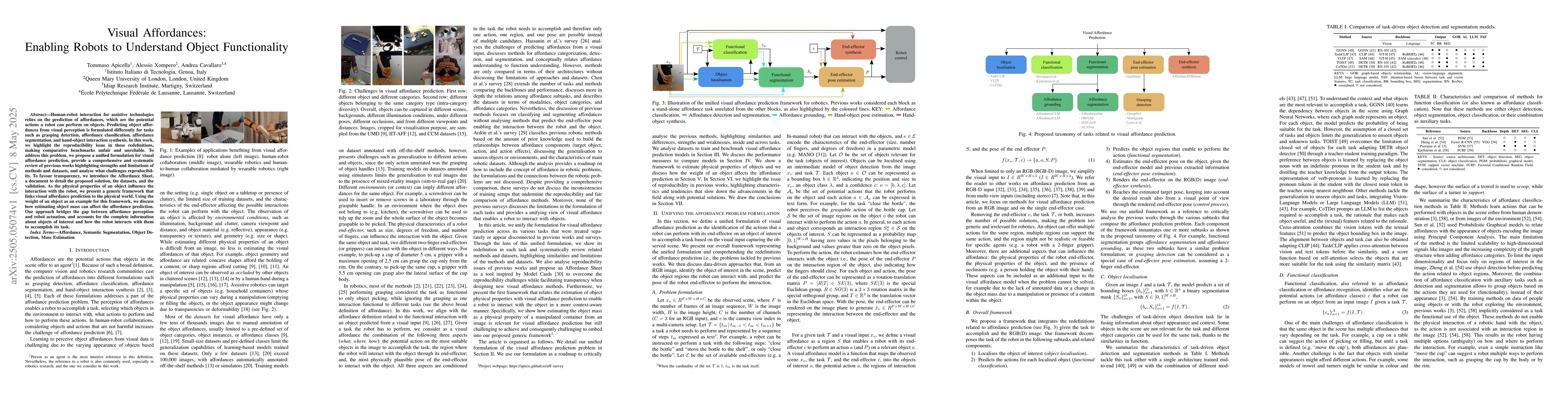 Thumbnail for Visual Affordances: Enabling Robots to Understand Object Functionality