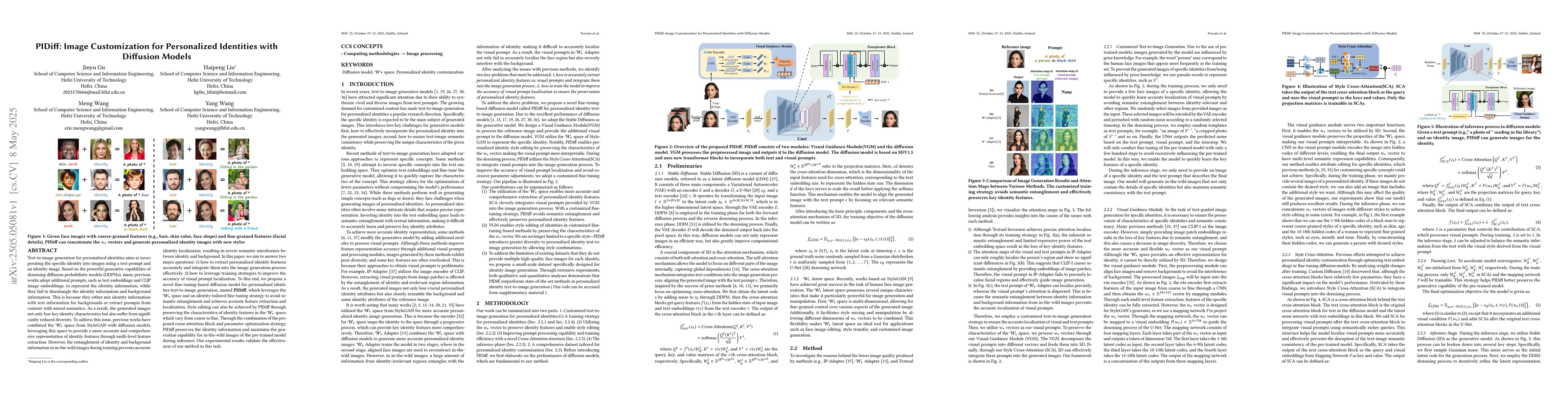 Thumbnail for PIDiff: Image Customization for Personalized Identities with Diffusion
  Models