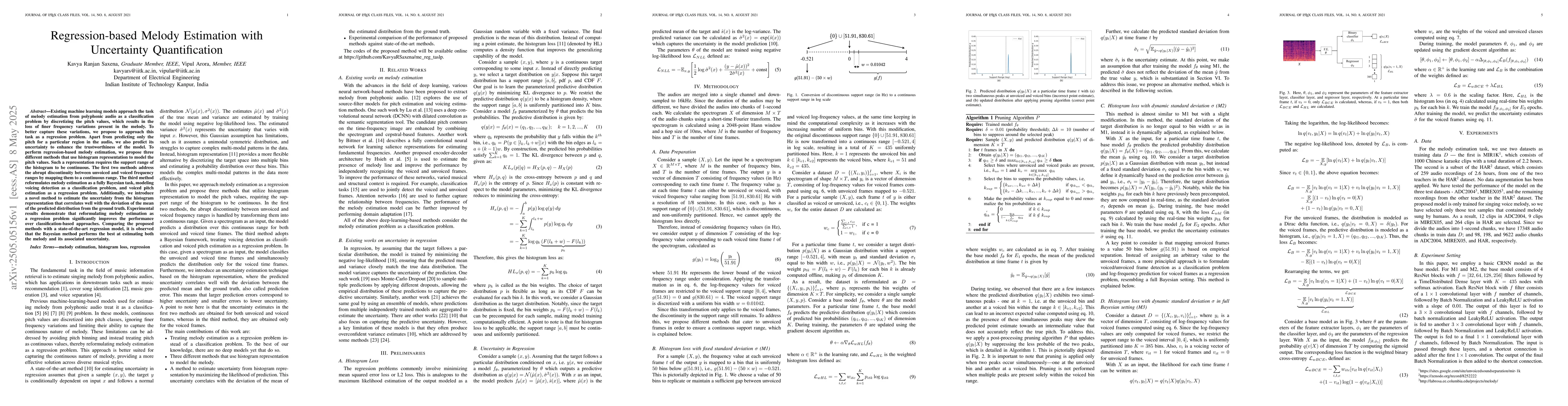 Thumbnail for Regression-based Melody Estimation with Uncertainty Quantification