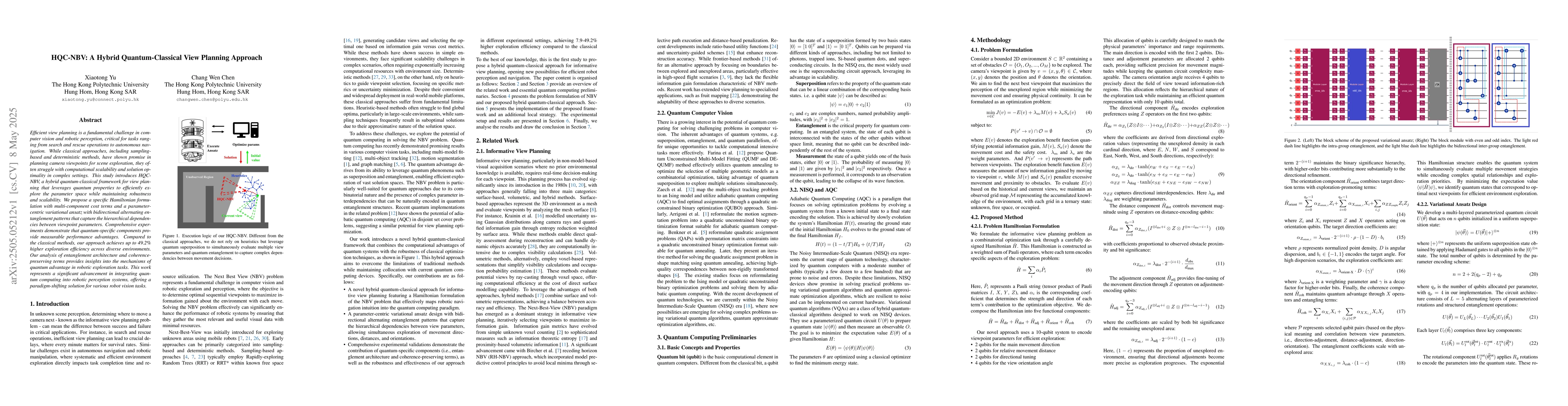 Thumbnail for HQC-NBV: A Hybrid Quantum-Classical View Planning Approach