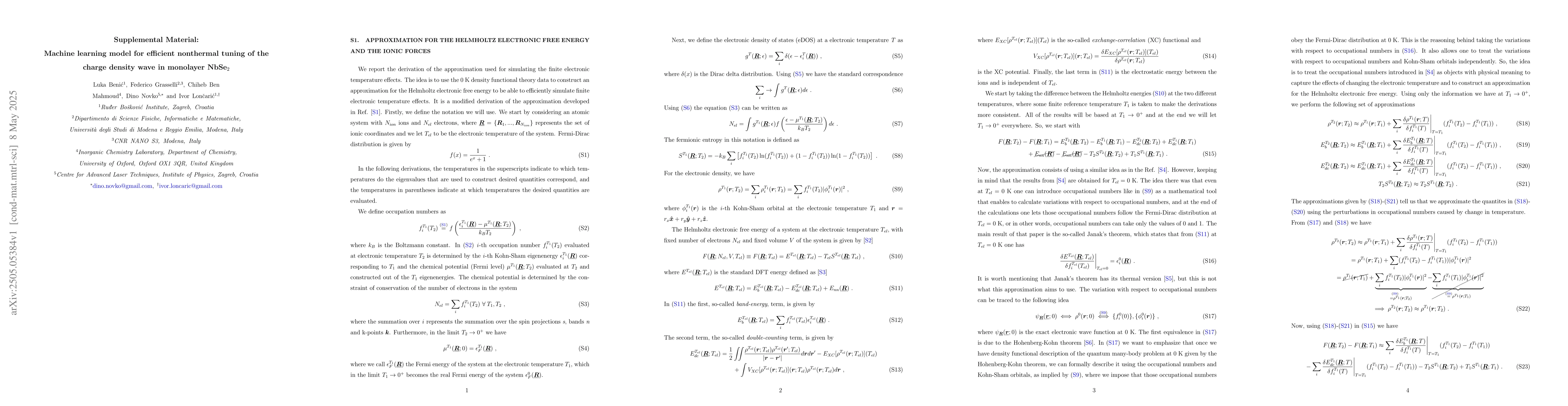 Thumbnail for Machine learning model for efficient nonthermal tuning of the charge
  density wave in monolayer NbSe$_2$