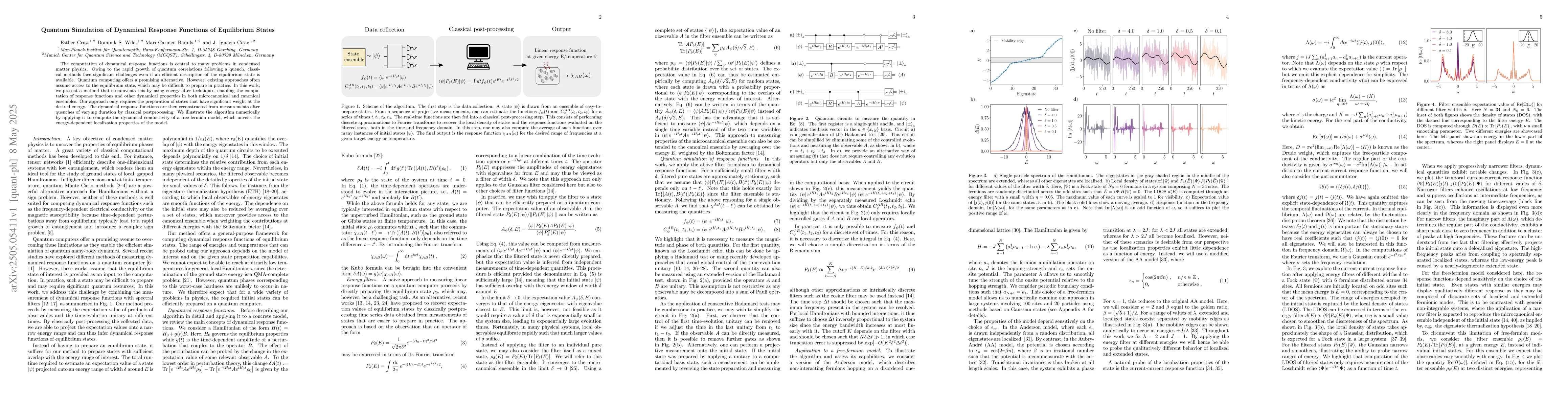 Thumbnail for Quantum Simulation of Dynamical Response Functions of Equilibrium States